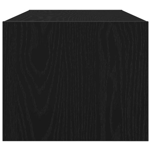ТB шкафове, 2 бр, черен дъб, 80x31x25,5 см, инженерно дърво