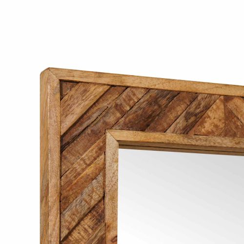 Огледало Монтиране на стена Кафяво 70 x 50 x 3 см Стъкло