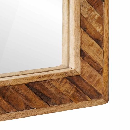 Огледало Монтиране на стена Кафяво 70 x 50 x 3 см Стъкло
