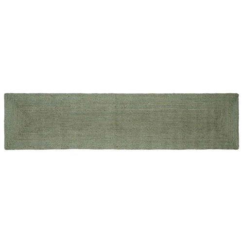 Килими за помещение Правоъгълна Маслиненозелено 60 x 300 cm юта