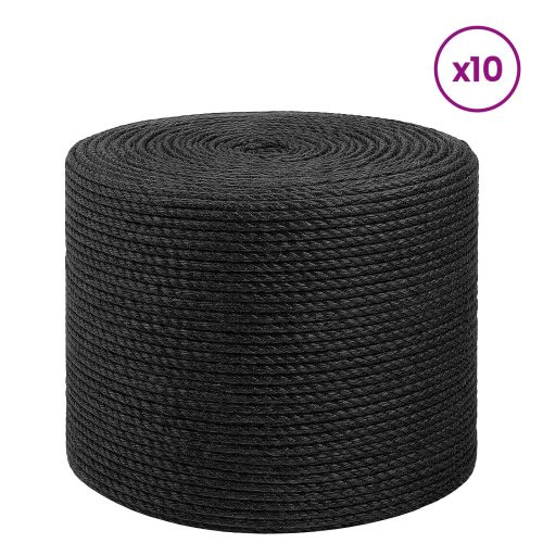 Въже от юта 10 pcs 2 Черно 100% Тоса юта