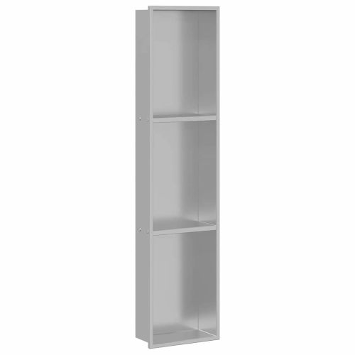 Нишата за душ Сребрист 90 x 20 x 9,5 см Неръждаема стомана