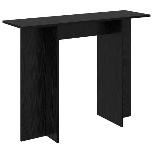 Конзолна маса Черен дъб 100 x 30 x 75 см Инженерна дървесина