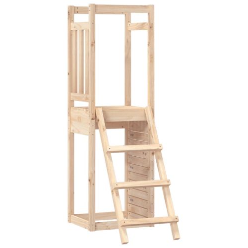 Комбинирано детско съоръжение за игра 53x46,5x169 см бор масив