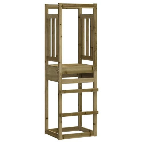 Кула за игра 53x46,5x169 см импрегнирана борова дървесина
