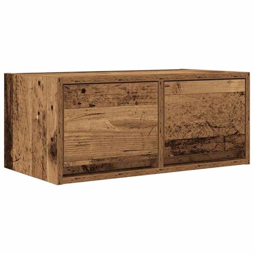 ТВ шкаф Старо дърво 60x31x25,5 cm Инженерна дървесина