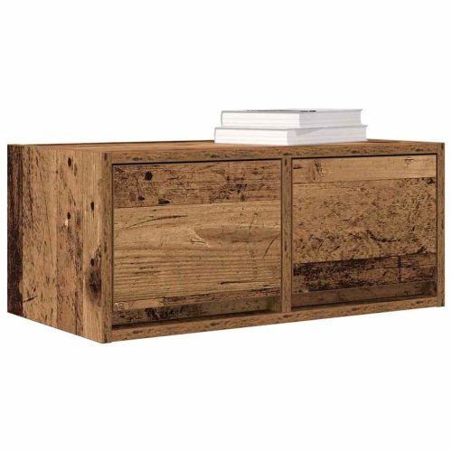 ТВ шкаф Старо дърво 60x31x25,5 cm Инженерна дървесина