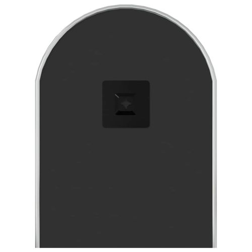 Стенно огледало сребро 60x25 см овално
