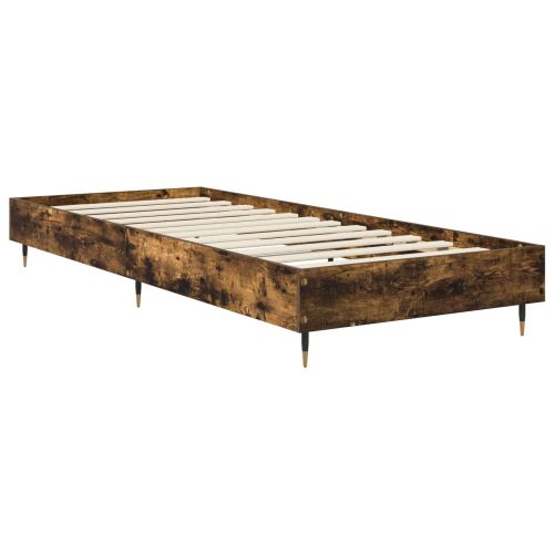 Рамка за легло Опушен дъб 80 x 200 cm Инженерна дървесина