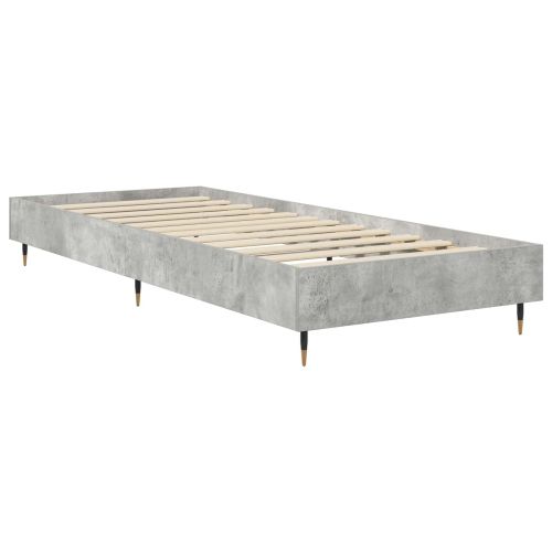 Рамка за легло Бетонно сиво 80 x 200 cm Инженерна дървесина
