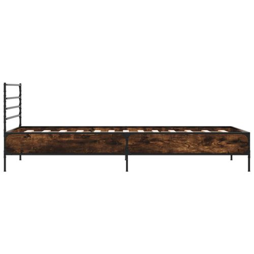Рамка за легло Опушен дъб 80 x 200 cm Инженерна дървесина