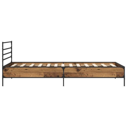 Рамка за легло Старо дърво 80 x 200 cm Инженерна дървесина