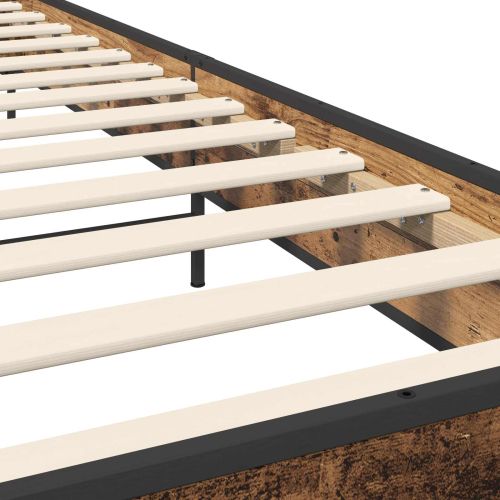 Рамка за легло Старо дърво 80 x 200 cm Инженерна дървесина