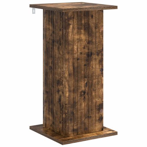Стойка за растения 2 pcs Опушен дъб 30,5 x 30 x 60,5 см