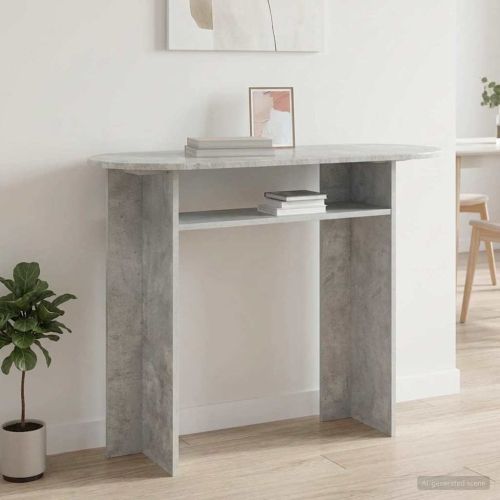 Конзолна маса Бетонно сиво 100 x 39,5 x 75 см