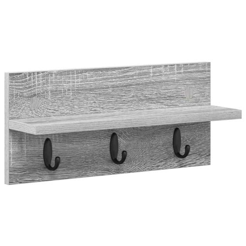 Стенен закачалка за палта Сив Сонома 40 x 10,5 x 18 см