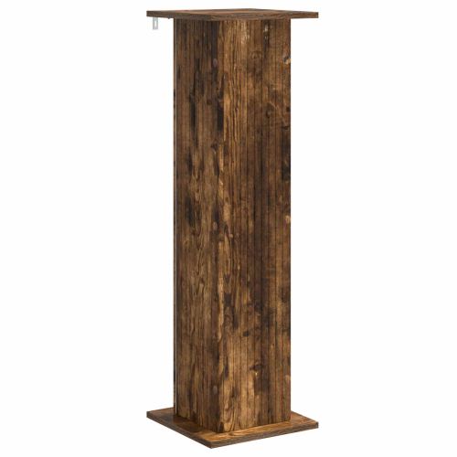 Стойка за растения 2 pcs Опушен дъб 30,5 x 30 x 100,5 см