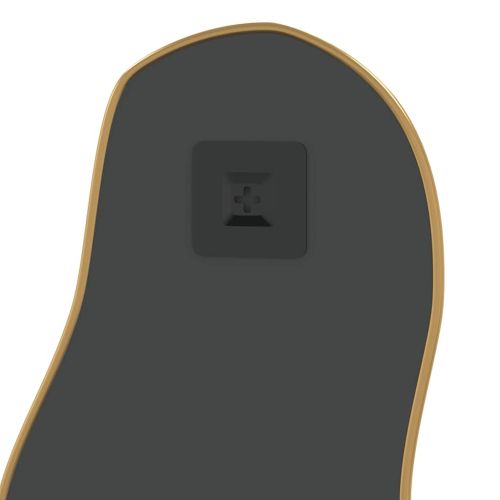Стенно огледало злато 100x45 см
