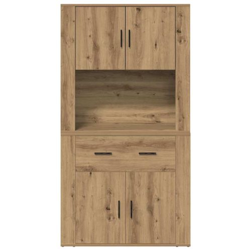 Висок шкаф дъб артизан 80 x 33 x 150 см Инженерна дървесина
