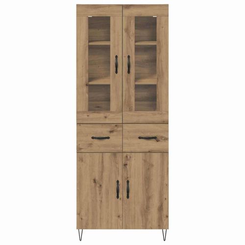 Висок шкаф Дъб 69,5 x 34 x 90 см Инженерна дървесина