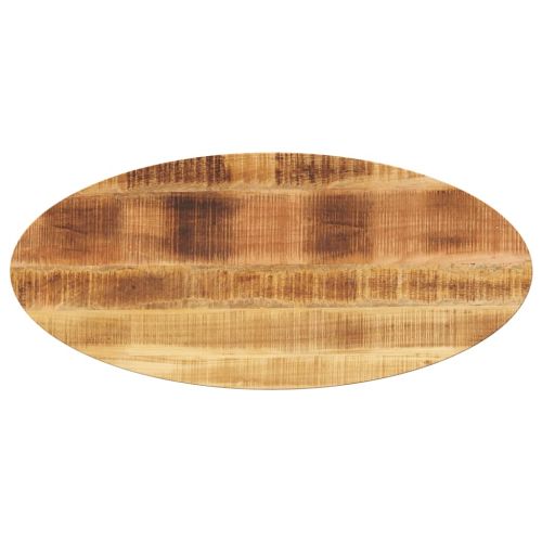 Плот за маса, 90x40x2,5 см, овален, масивно дърво манго