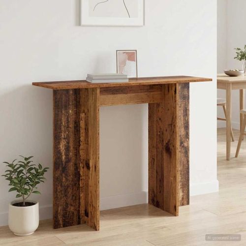 Конзолна маса Старо дърво 100 x 30 x 75 см Инженерна дървесина
