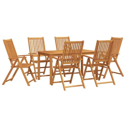 Комплект за хранене в градината Сгъваем 7 pcs Кафяво