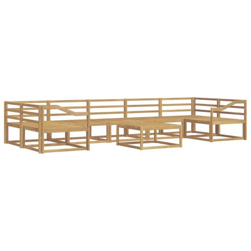 Комплект дивани за открито 8 pcs Бяло