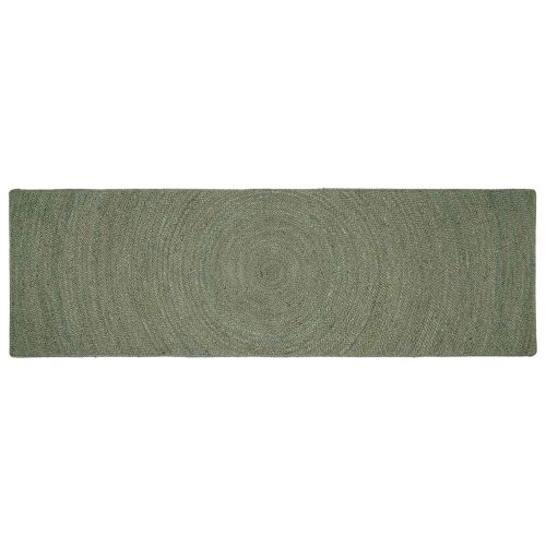 Килими за помещение Маслиненозелено 80 x 250 cm юта
