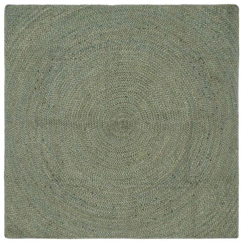 Килими за помещение Маслиненозелено 160 x 160 cm юта
