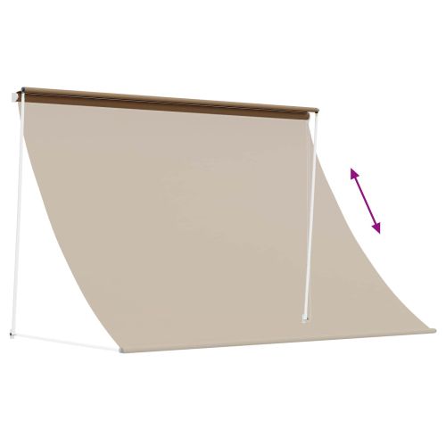 Сенник Бежово 350 x 150 cm 180 г / м² полиестер с PU покритие