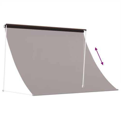 Сенник Кафяво 250 x 150 cm 180 г / м² полиестер с PU покритие