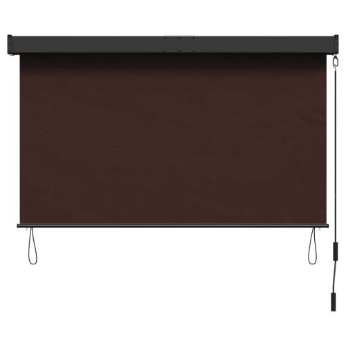 Ролетна щора Кафяво 100 x 250 cm Текстил и Алуминий