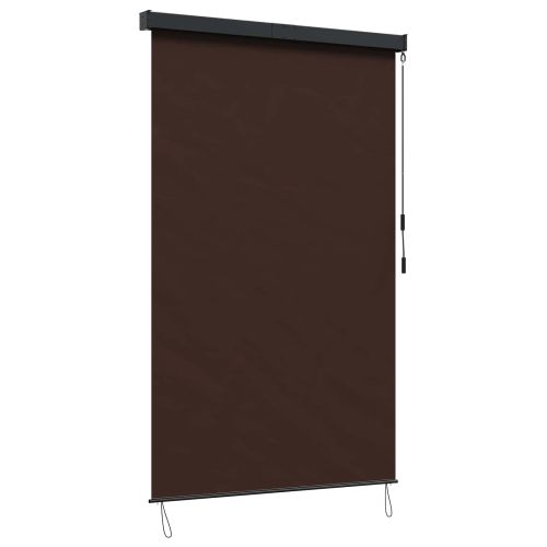 Ролетна щора Кафяво 120 x 250 cm Текстил и Алуминий