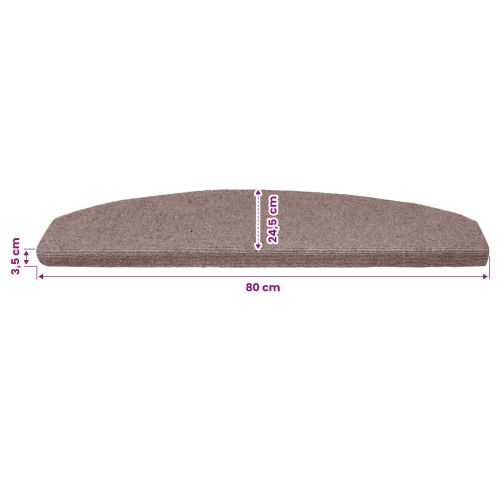 Самозалепващи стъпаловидни постелки 15 бр. 80 x 24,5 x 3,5 см