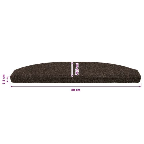 Самозалепващи стъпаловидни постелки 15 бр. 80 x 24,5 x 3,5 см