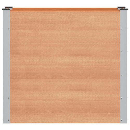 Градинска повдигната леха Кафяво 100 x 50 x 91 cm