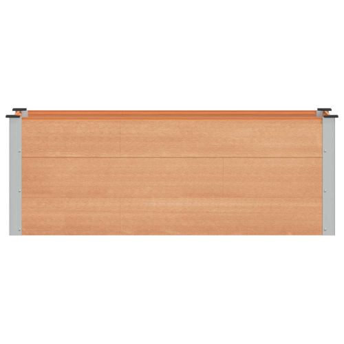 Градинска повдигната леха Кафяво 150 x 50 x 54 cm