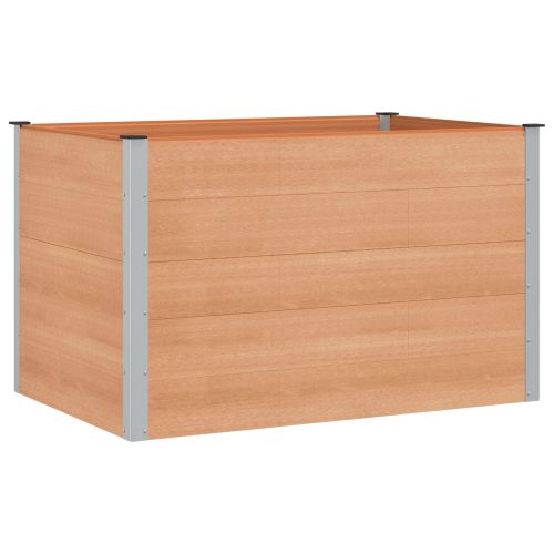 Градинска повдигната леха Кафяво 150 x 100 x 91 cm