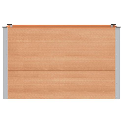 Градинска повдигната леха Кафяво 150 x 100 x 91 cm