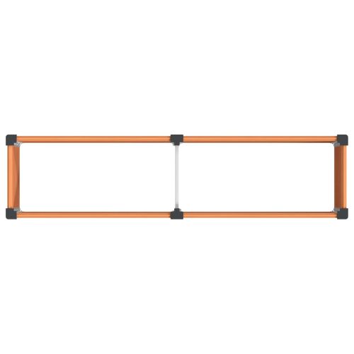Градинска повдигната леха Кафяво 200 x 50 x 54 cm