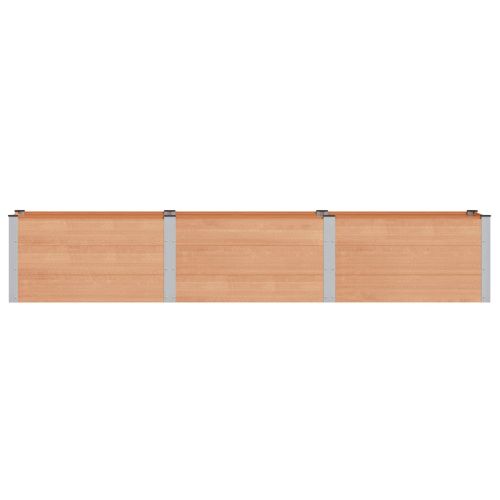 Градинска повдигната леха Кафяво 300 x 50 x 54 cm