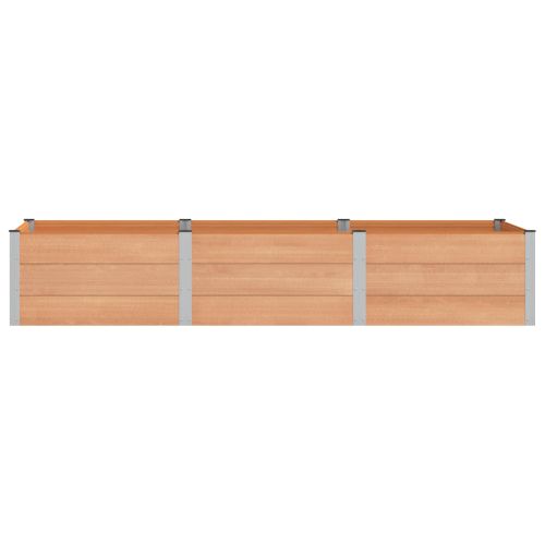 Градинска повдигната леха Кафяво 300 x 100 x 54 cm