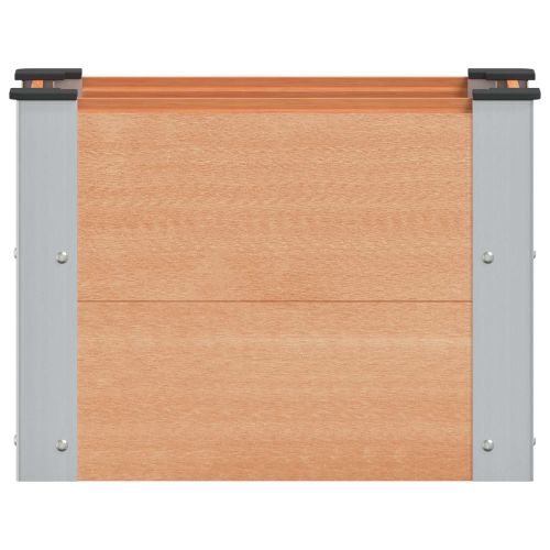 Градинска повдигната леха Кафяво 50 x 30 x 36 см