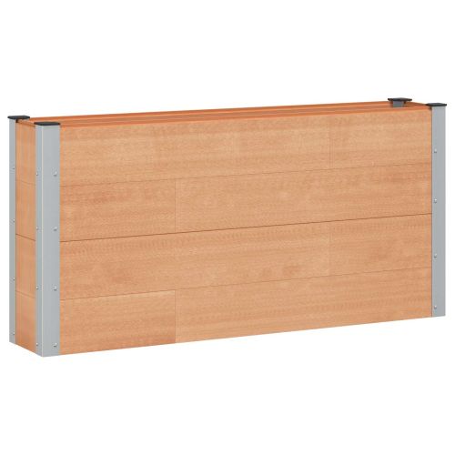 Градинска повдигната леха Кафяво 150 x 30 x 72 см