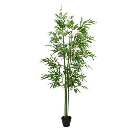 Изкуствено бамбуково дърво 4 pcs Зелено 60 x 18 x 190 см