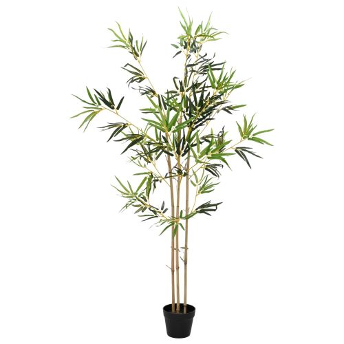 Изкуствено бамбуково дърво Зелено 55 x 16 x 150 см