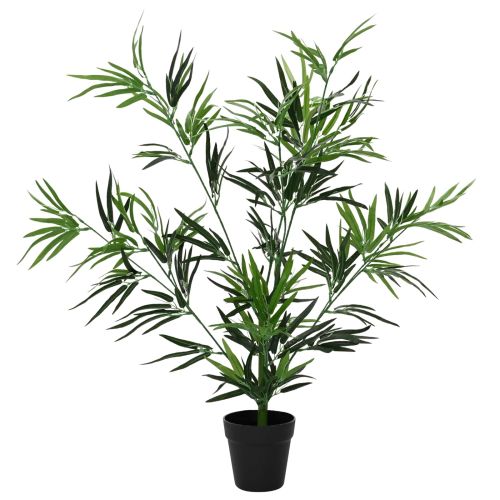 Изкуствено бамбуково дърво Зелено 90 x 14 x 80 см
