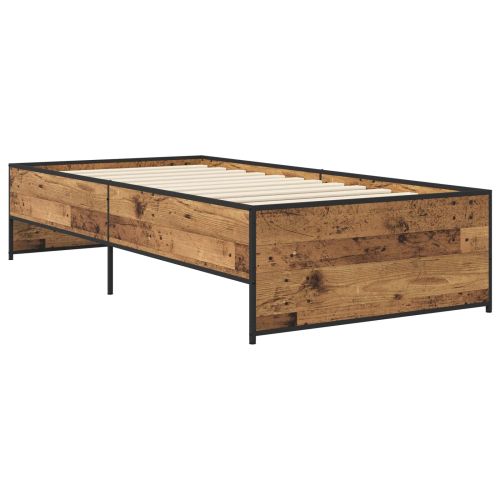 Рамка за легло Старо дърво 80 x 200 cm Инженерна дървесина