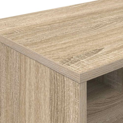 Шкаф за легло със съхранение 2 pcs Дъб сонома 66 x 35 x 48 см
